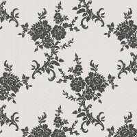 Tapete Schwarz-Wei&szlig; AS-Creation Papiertapete (110220)