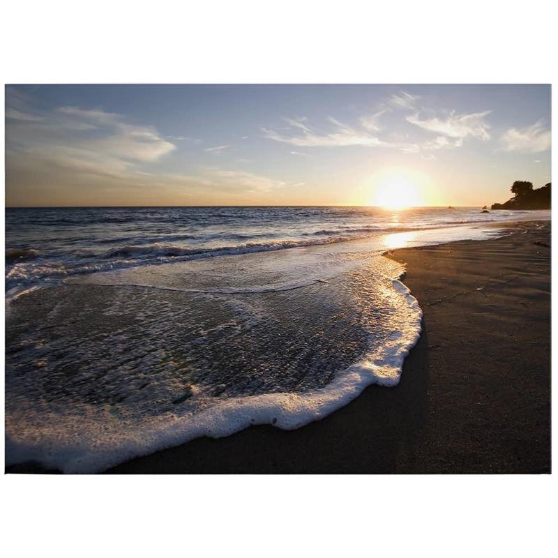 A.S. Création Leinwandbild Sunset Lake 2 Größe 70cm x 50cm