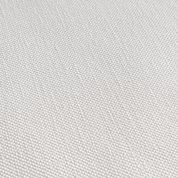 Uni Tapete mit Leinen Struktur Cremeweiß – Einfarbige Vlies Tapete in Stoffoptik AS-Creation (298270)