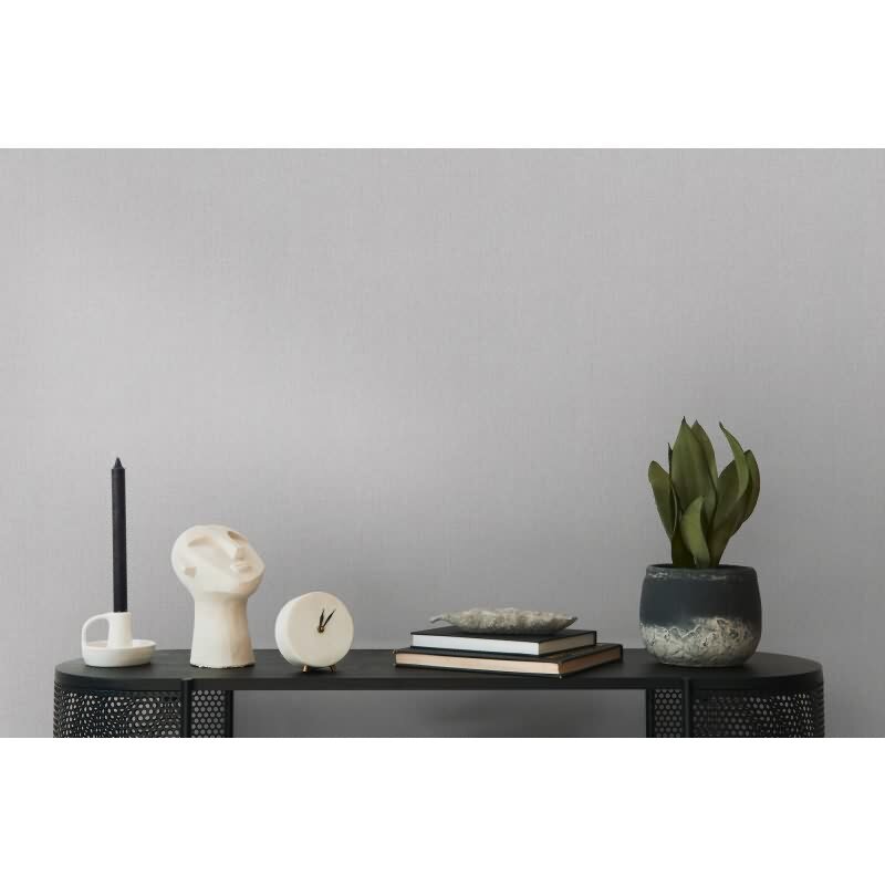 Unitapete mit Leinenstruktur Beige-Creme – Einfarbige Vliestapete in Stoffoptik AS-Creation (363798)