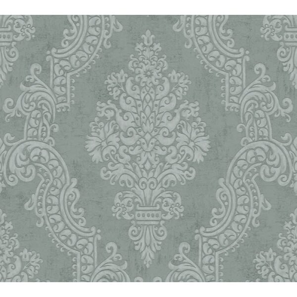 Barock-Tapete mit Ornamenten Dunkelgrün Grün – Vliestapete klassisch – Mustertapete AS-Creation (397651)