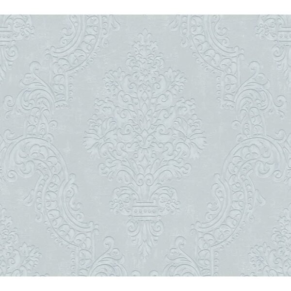 Barock-Tapete mit Ornamenten Hellgrau Silber – Vliestapete edel – Mustertapete AS-Creation (397653)