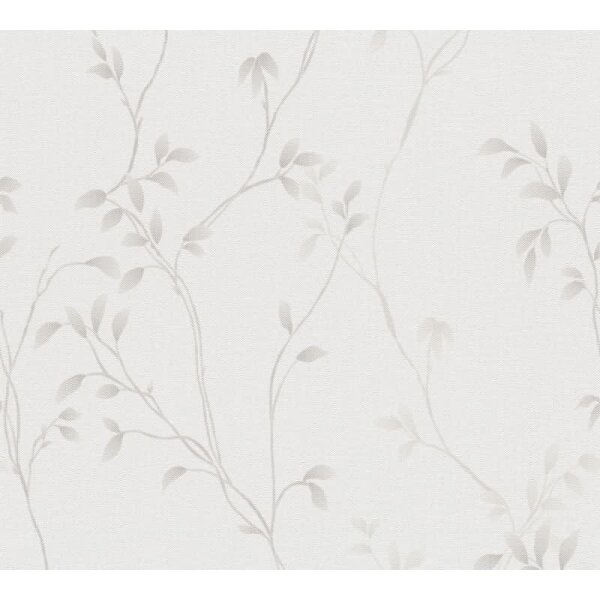 Pflanzen-Tapete Beige Creme – Vliestapete mit Zweigen – Florale Mustertapete dezent AS-Creation (397672)