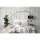 Florale Aquarell-Tapete Weiß Grau Silber – Vliestapete mit Blättern – Edle Mustertapete AS-Creation (397686)