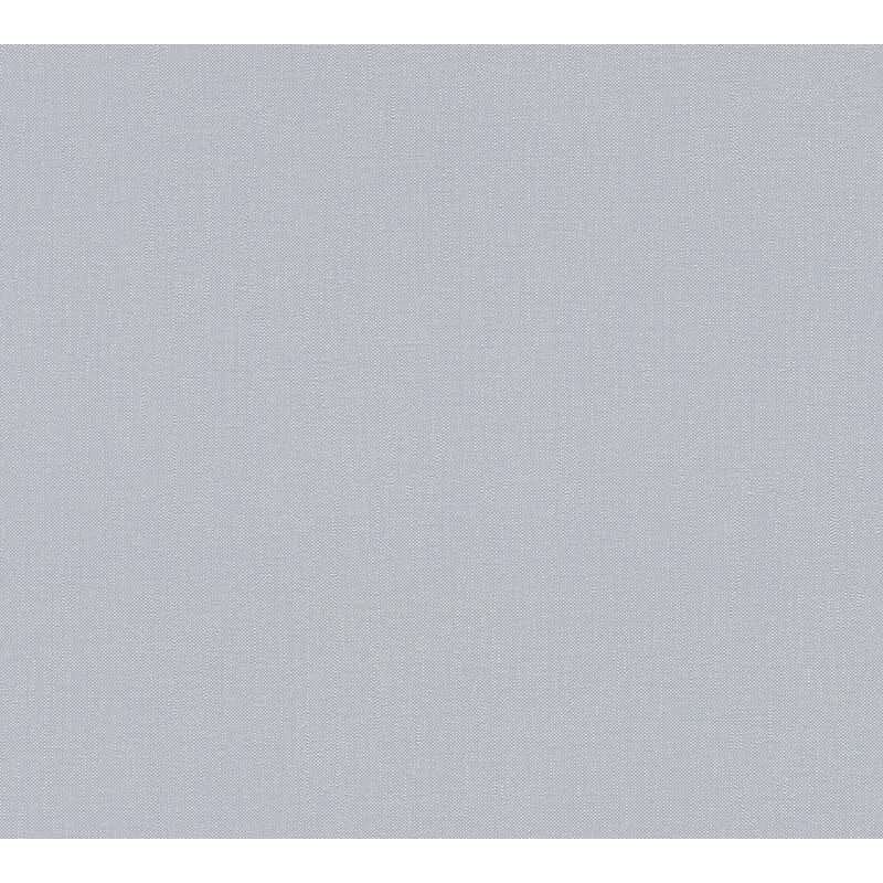 Uni Tapete mit Leinen-Optik Mittelgrau – Einfarbige Vlies Tapete – Struktur Tapete modern AS-Creation (397713)