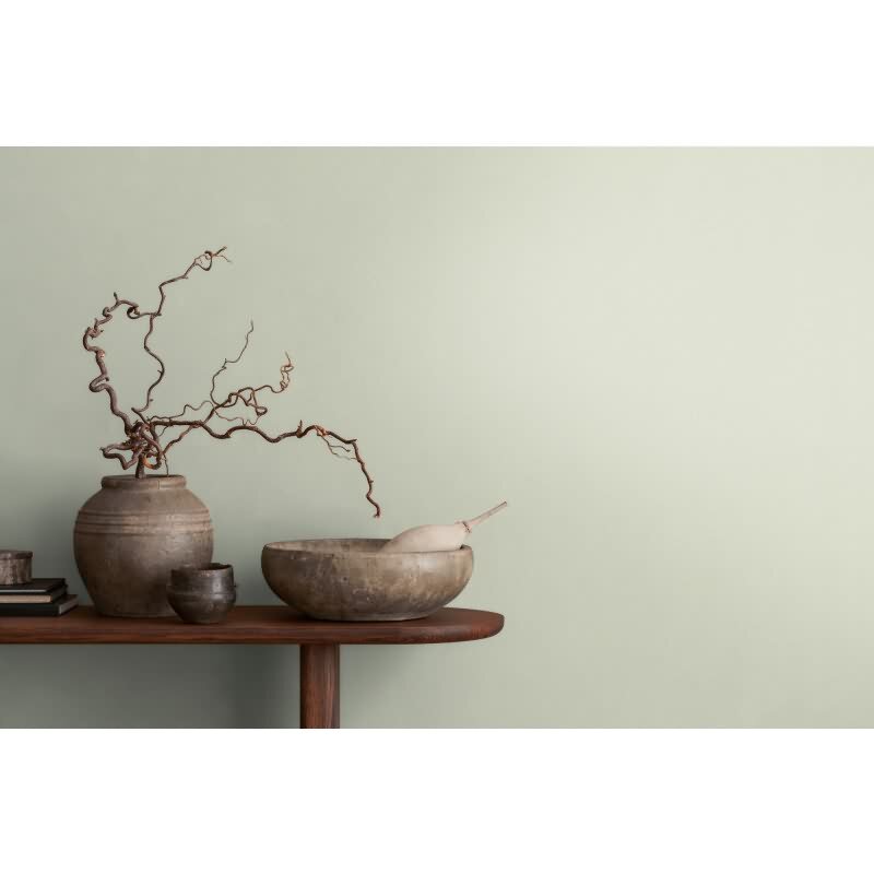 Unitapete mit Leinen-Optik Mintgrau – Einfarbige Vliestapete – Struktur Tapete modern AS-Creation (397720)