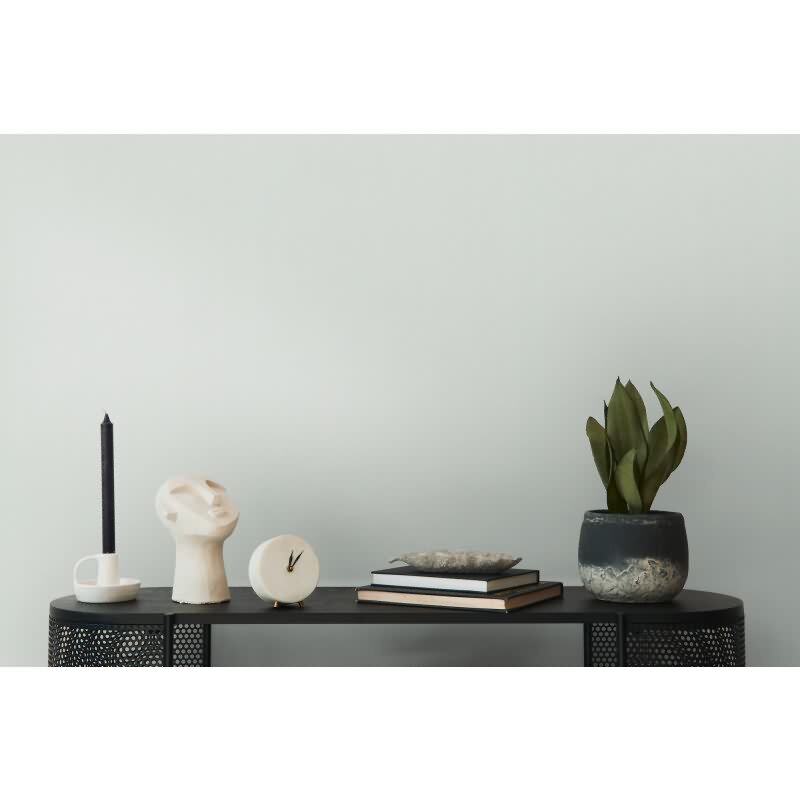 Unitapete mit Leinen-Optik Mintgrau – Einfarbige Vliestapete – Struktur Tapete modern AS-Creation (397720)