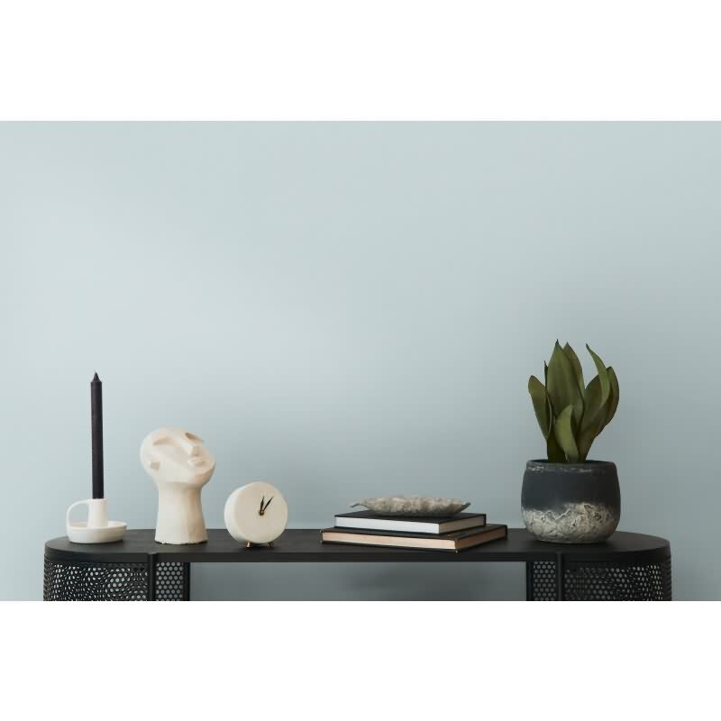 Unitapete mit Leinen-Optik Hellblau Grau – Einfarbige Vliestapete – Strukturtapete modern AS-Creation (397737)