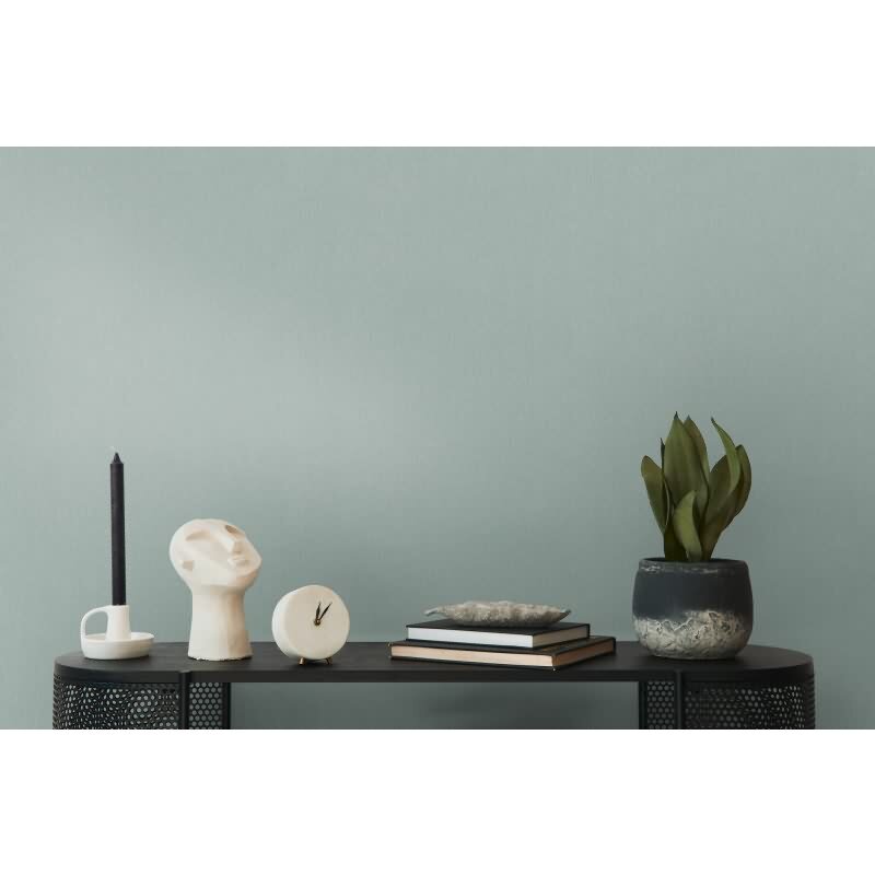 Unitapete mit Leinen-Optik Salbeigrün – Einfarbige Vlies Tapete – Strukturtapete modern AS-Creation (397751)