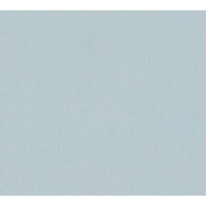 Unitapete mit Leinenstruktur Hellblau – Vliestapete modern einfarbig AS-Creation (397843)
