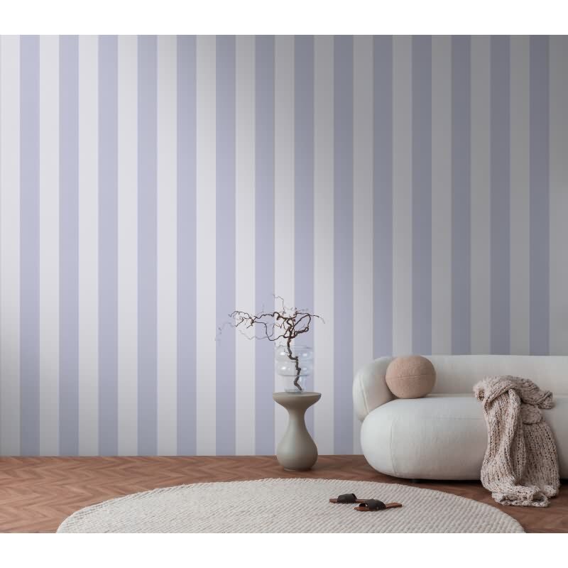 Streifentapete Lila Rosa – Vliestapete mit Leinenstruktur modern AS-Creation (397904)