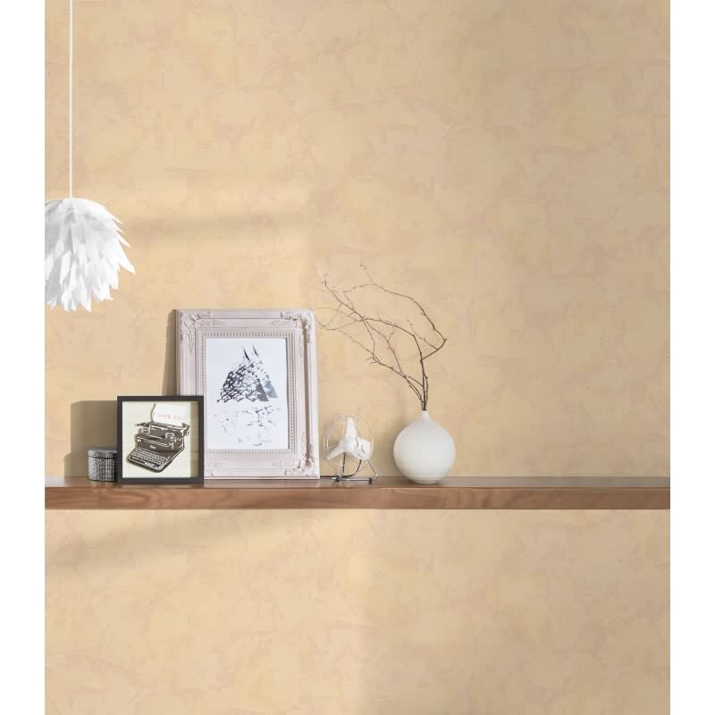 Unitapete in Marmor-Optik Beige Orange – Vliestapete mit dezentem Muster – Strukturtapete AS-Creation (169020)