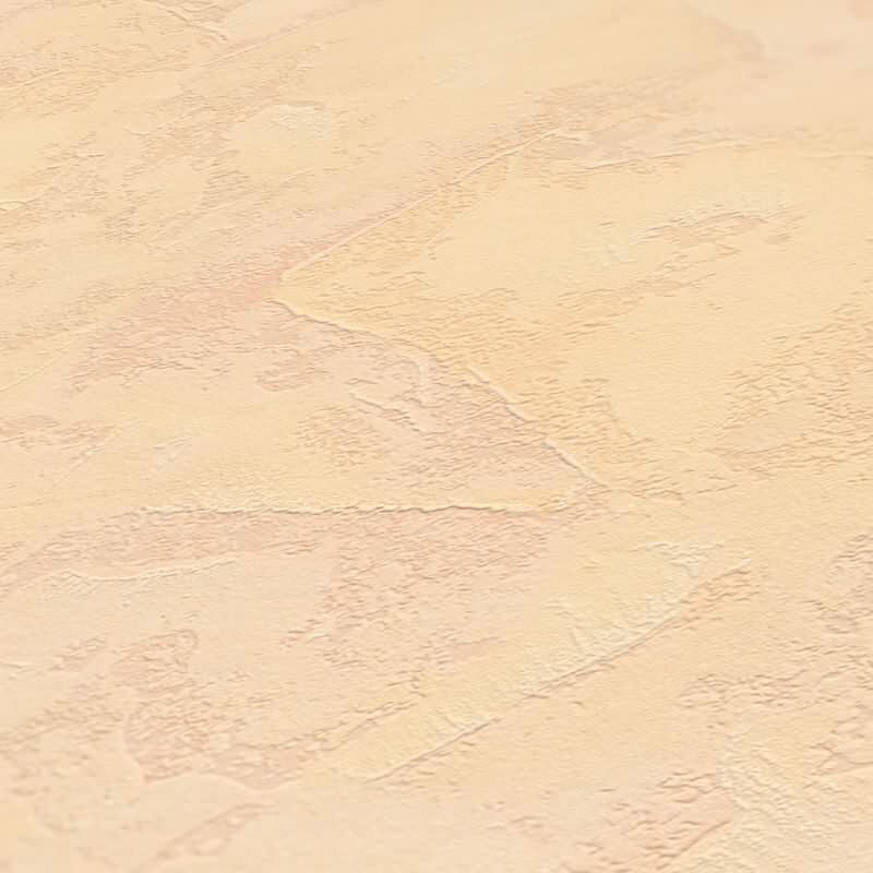 Unitapete in Marmor-Optik Beige Orange – Vliestapete mit dezentem Muster – Strukturtapete AS-Creation (169020)