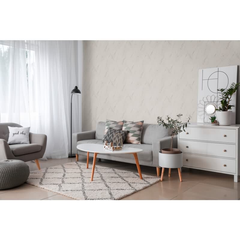 Marmoroptik-Tapete Weiß Grau – Vliestapete glänzend modern – Steinlook mit Aderung AS-Creation (393361)