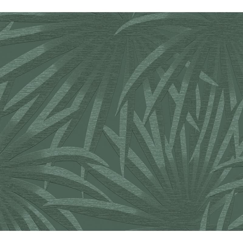 Dschungel-Tapete Dunkelgrün – Vliestapete mit Palmenmuster – Tropisches Design matt AS-Creation (393383)