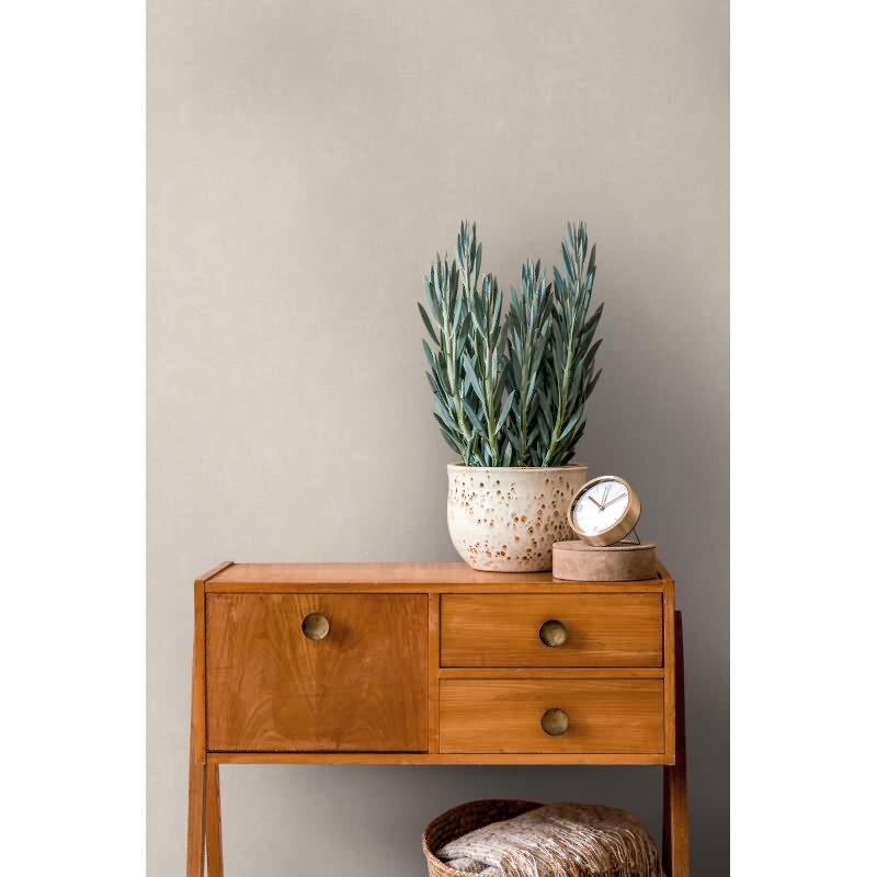 Unitapete mit Struktur Sandbeige – Vliestapete matt – Natürliche Wandtapete modern AS-Creation (393392)