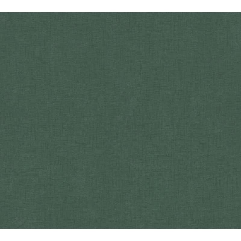 393395 Unitapete Struktur Dunkelgrün Vliestapete matt modern AS Creation
