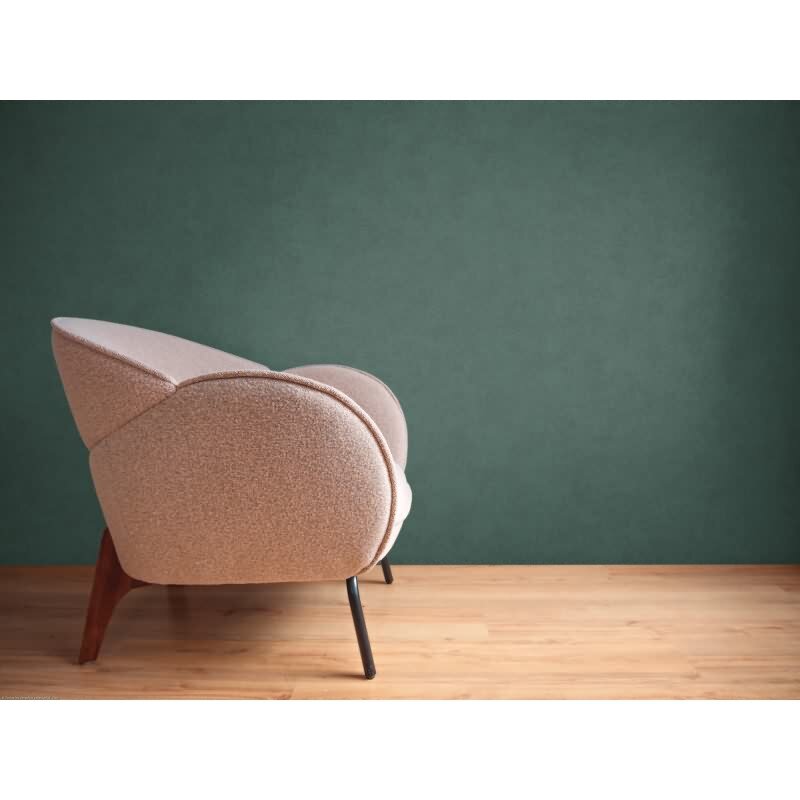 Unitapete mit Struktur Petrolgrün – Vliestapete matt – Moderne Wandgestaltung kräftig AS-Creation (393411)