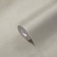 Unitapete mit Struktur Taupe Beige &ndash; Vliestapete...