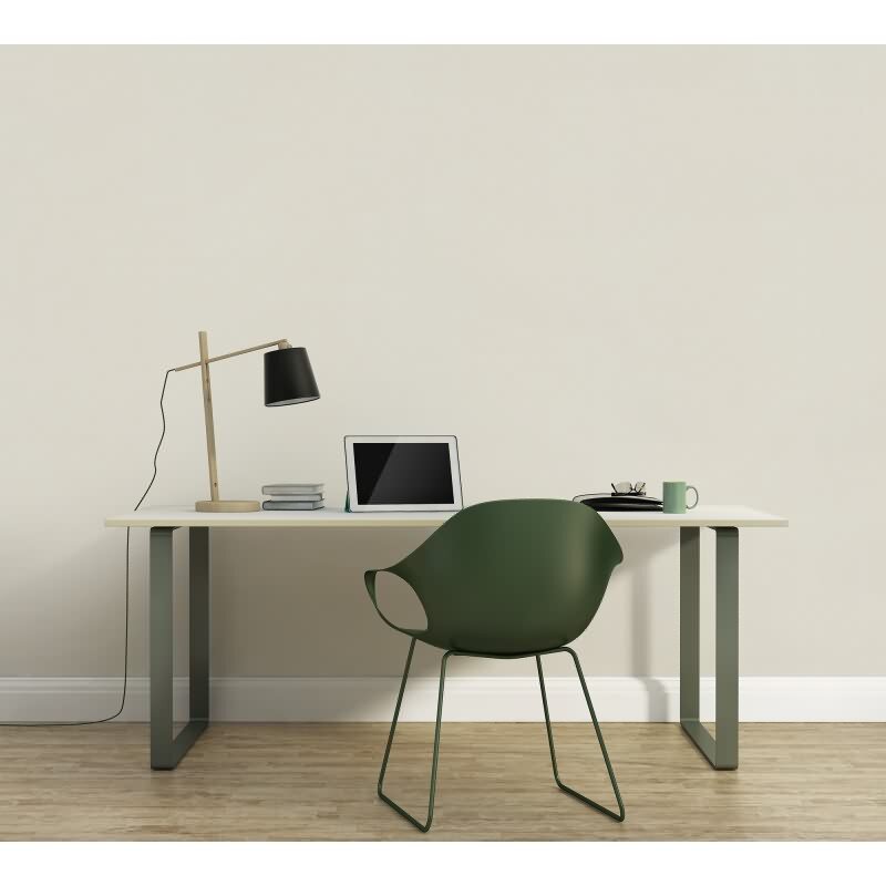 Unitapete mit Putzstruktur Creme Hellgrau – Vliestapete matt – Dezente Strukturtapete AS-Creation (393413)