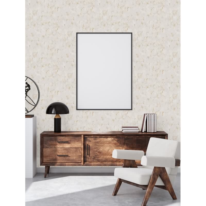 Steinoptik-Tapete Weiß Beige Gold – Vliestapete mit Struktur – Eleganter Marmorlook AS-Creation (393871)