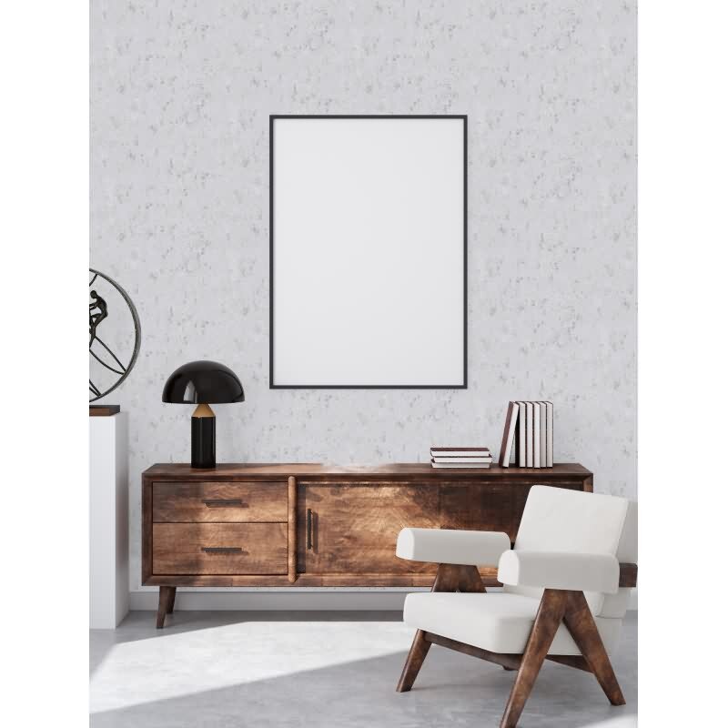 Steinoptik-Tapete Grau Silber – Vliestapete strukturiert – Moderner Marmorlook matt AS-Creation (393872)