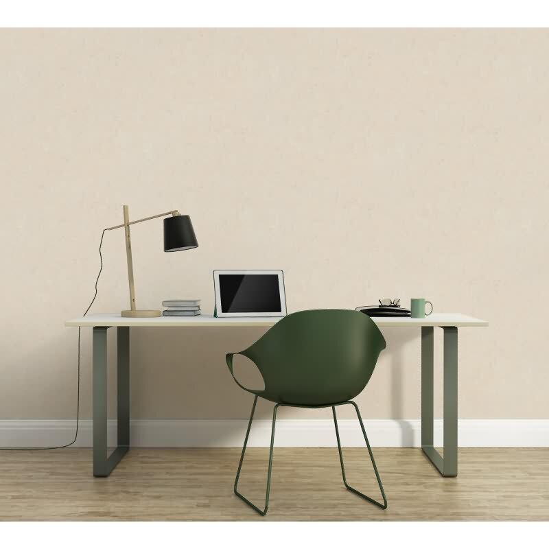 Steinoptik-Tapete Beige Apricot – Vliestapete strukturiert – Warmer Marmorlook matt AS-Creation (393874)