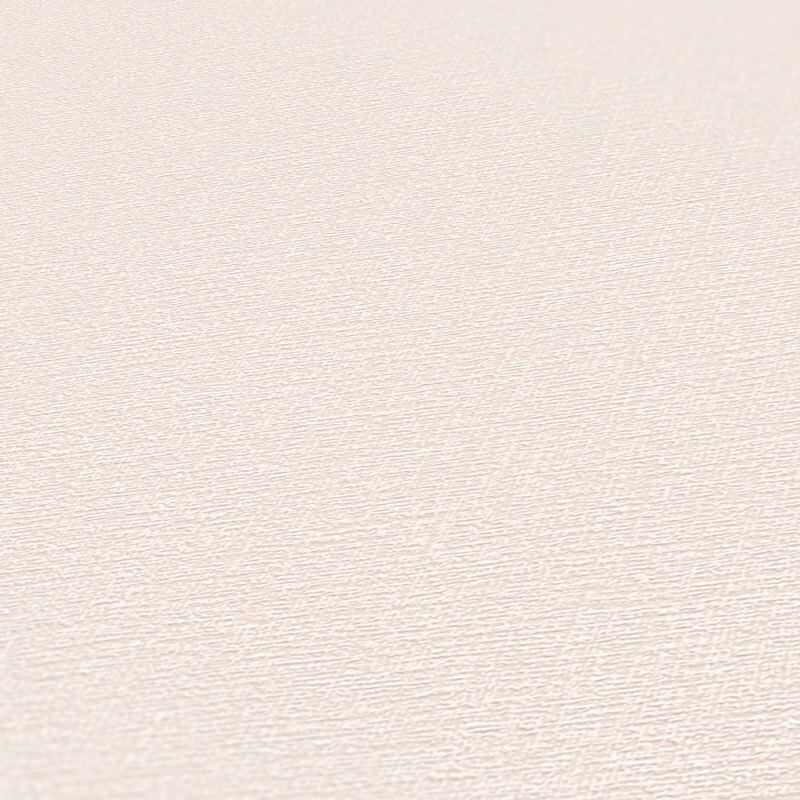 Unitapete glatt Weiß Beige – Vliestapete matt – Schlichte Wandgestaltung modern AS-Creation (395472)