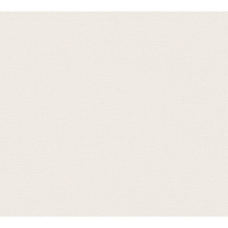 Unitapete glatt Weiß Beige – Vliestapete matt – Schlichte Wandgestaltung modern AS-Creation (395472)