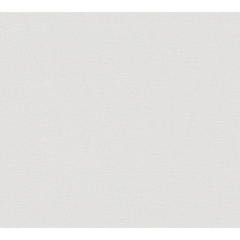 Unitapete glatt Hellgrau Weiß – Vliestapete matt – Schlichte Wandtapete modern AS-Creation (395474)