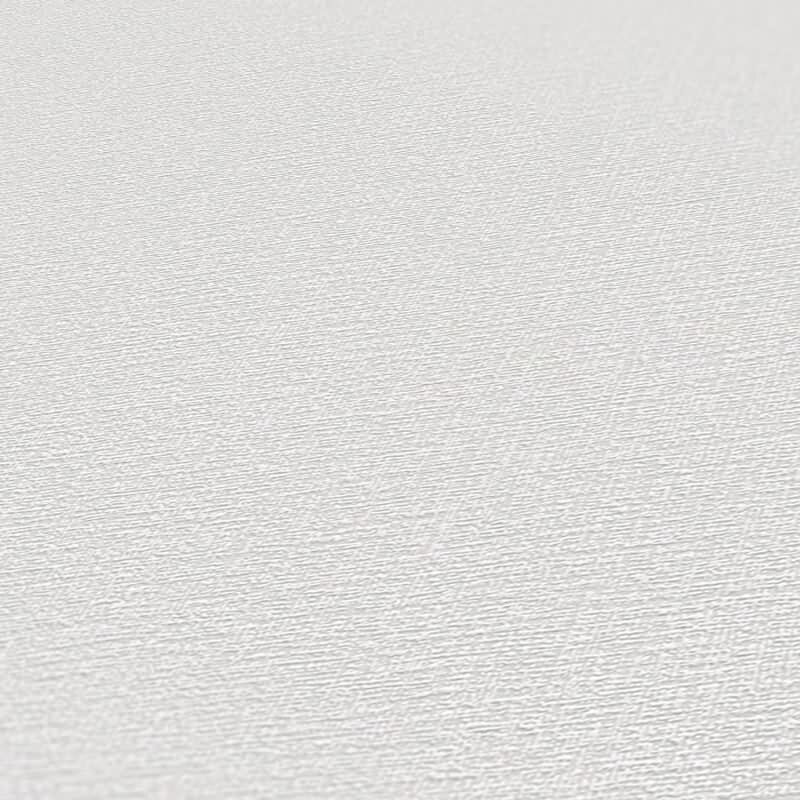 Unitapete glatt Weiß Grau – Vliestapete matt – Dezente Wandtapete modern AS-Creation (395475)