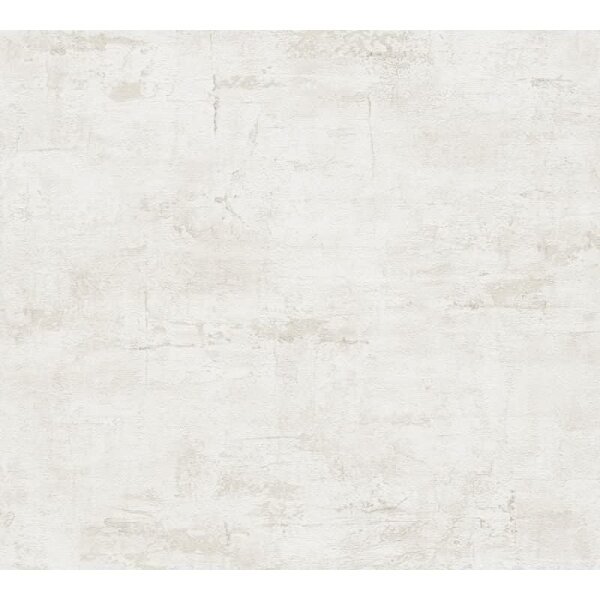 Vliestapete Putzstruktur Weiß Beige - Dezente Strukturtapete modern - Wandtapete livingwalls (306685)