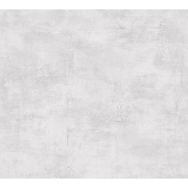 Vliestapete Putzstruktur Lichtgrau - Einfarbige Strukturtapete modern - Wandtapete livingwalls (306687)