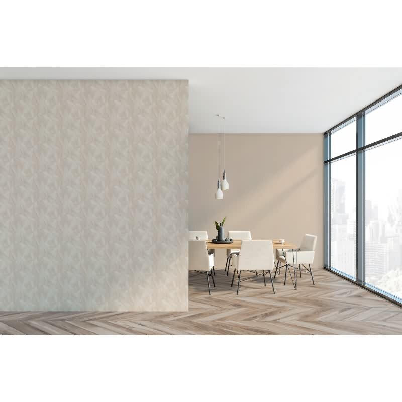 3D-Tapete Geometrisch Beige Rosé - Vliestapete mit Faltoptik - Mustertapete modern livingwalls (361337)