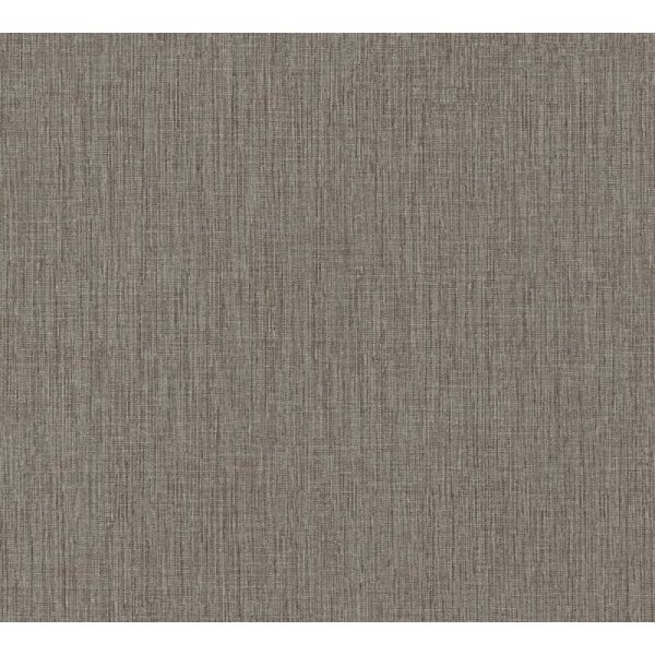 Textiloptik-Tapete Braun Taupe - Vliestapete mit Stoffstruktur - Einfarbige Wandtapete livingwalls (379527)
