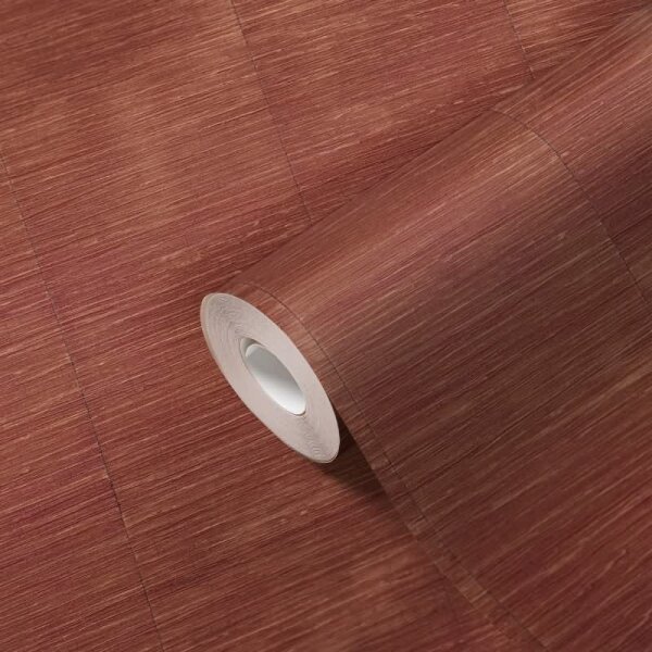 Strukturtapete Leinenoptik Terracotta - Vliestapete warm modern - Wandtapete livingwalls (781295)