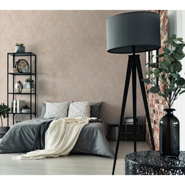 Dschungel-Tapete Rosé Beige - Vliestapete mit Palmenmotiv - Mustertapete modern livingwalls (781511)