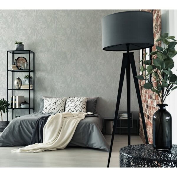 Dschungel-Tapete Mint Weiß - Vliestapete mit Palmenmotiv - Mustertapete modern livingwalls (781513)