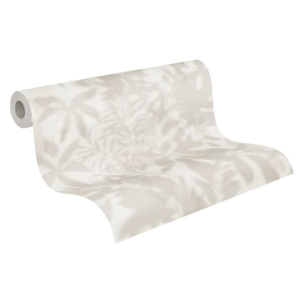 Dschungel-Tapete Creme Beige - Vliestapete mit Palmenmotiv - Mustertapete modern livingwalls (781514)