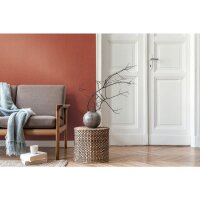 Unitapete Uni Terracotta - Einfarbige Vliestapete modern...