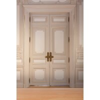 Fototapete T&uuml;r klassisch Beige Gold - Vliestapete...