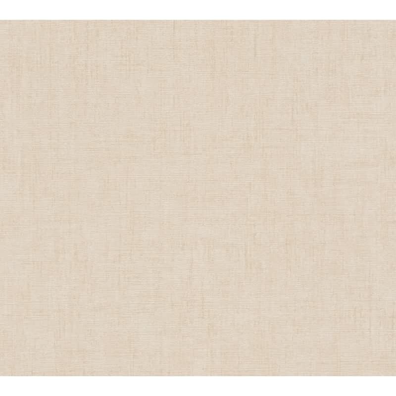 Tapete in Leinenstruktur Apricot Beige - Schlichte Vliestapete wohnlich AS-Creation (790441)