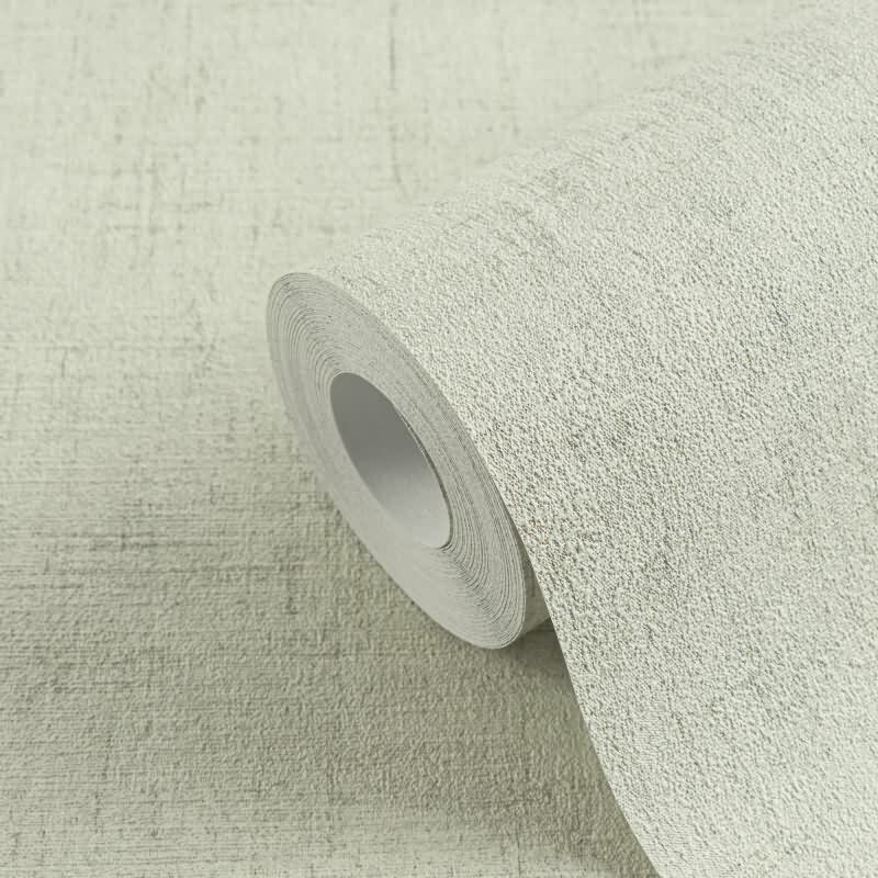 Tapete in Leinenstruktur Salbeigrün Hellgrün - Schlichte Vliestapete modern AS-Creation (790446)