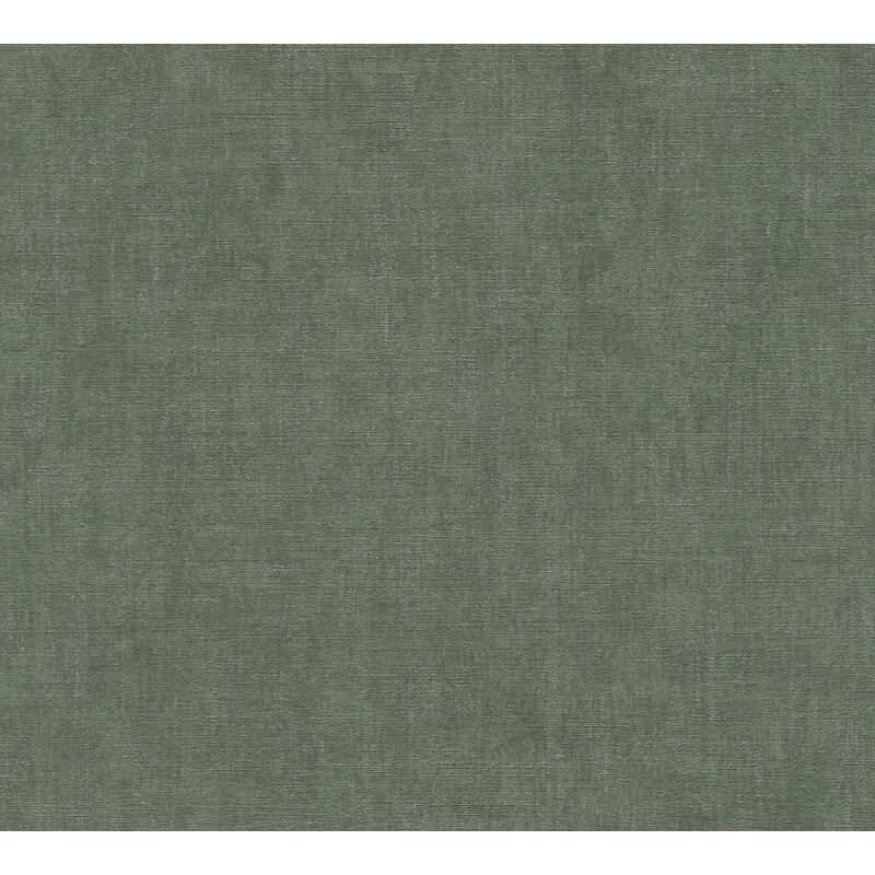 Tapete in Leinenstruktur Dunkelgrün - Schlichte Vliestapete modern AS-Creation (790448)