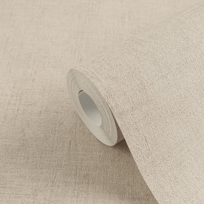 Tapete in Leinenstruktur Terracotta Beige - Schlichte Vliestapete wohnlich AS-Creation (790453)