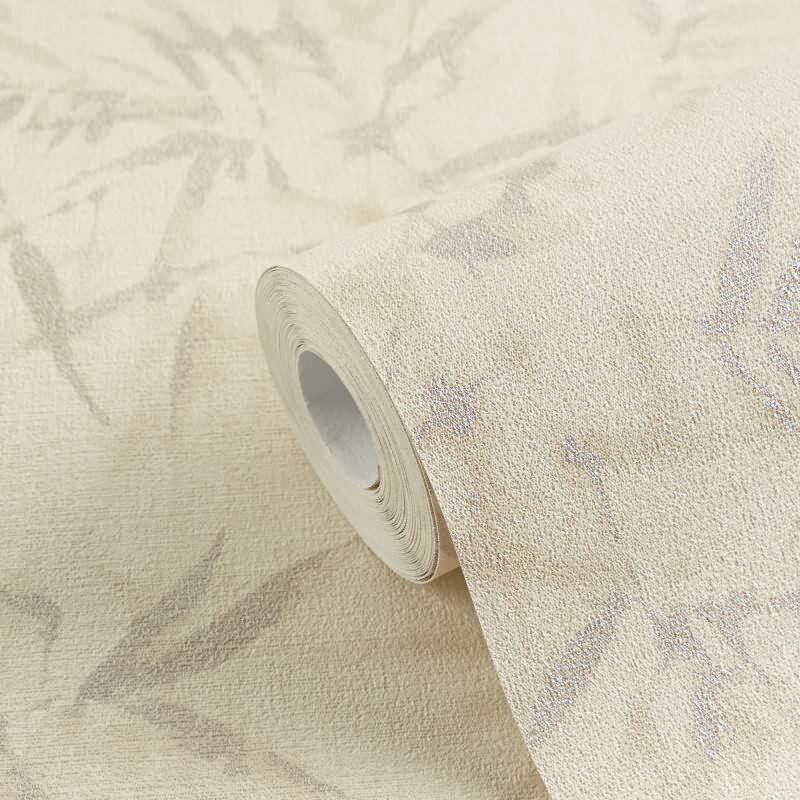 Tapete in Bambusoptik Beige Braun - Vliestapete strukturiert modern AS-Creation (790463)