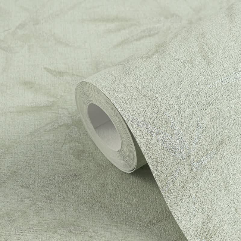 Tapete in Bambusoptik Salbeigrün Hellgrün - Vliestapete natürlich strukturiert AS-Creation (790464)