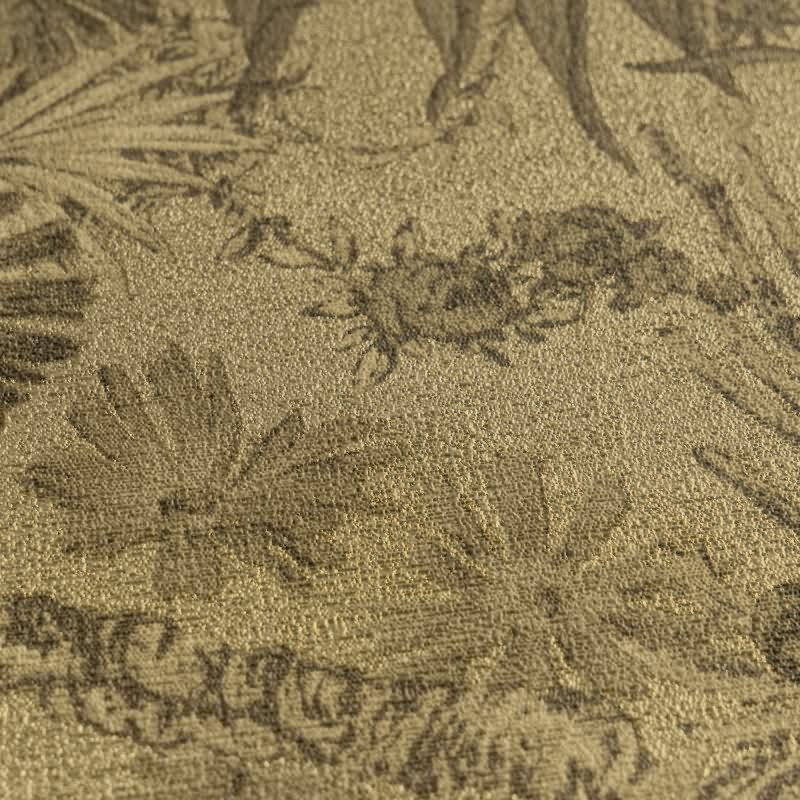 Tapete in Dschungeloptik Braun Gold - Vliestapete florales Motiv modern AS-Creation (790472)