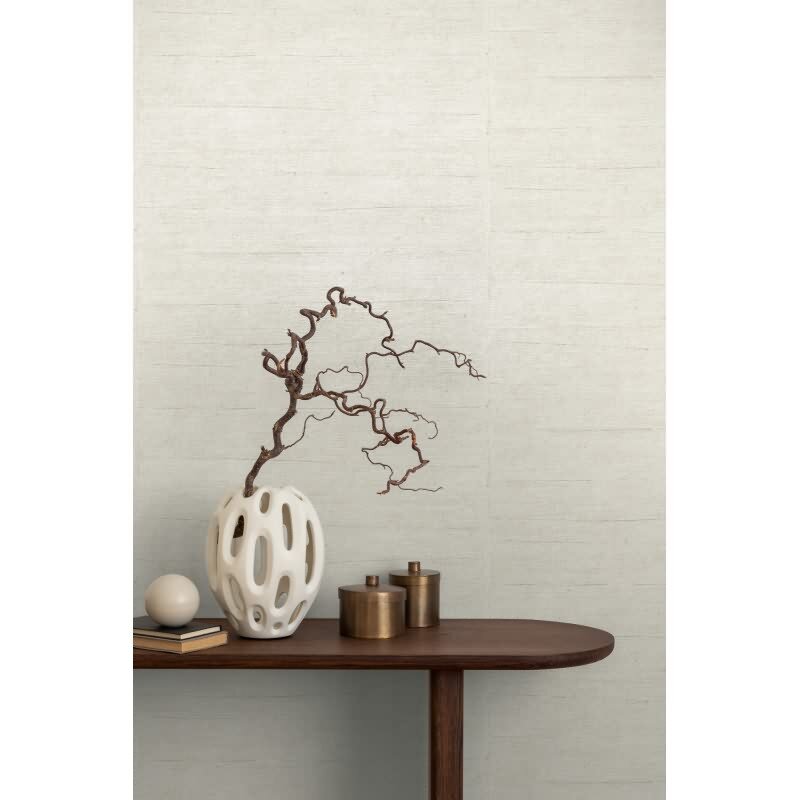 Tapete in Leinenoptik Creme Beige - Strukturtapete mit feiner Textur AS-Creation (790481)