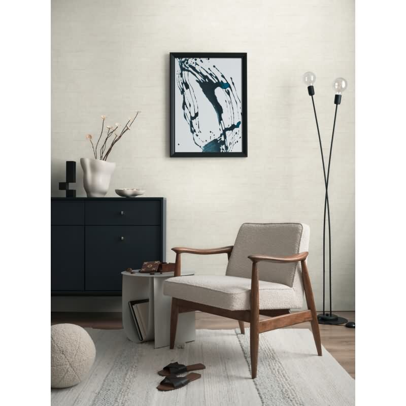 Tapete in Leinenoptik Creme Beige - Strukturtapete mit feiner Textur AS-Creation (790481)